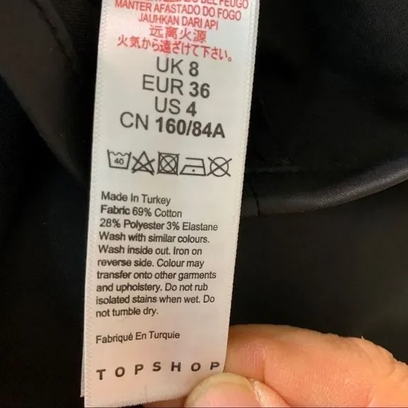 Topshop Joni vegan leather mini Dress 8399 - Picture 15 of 15